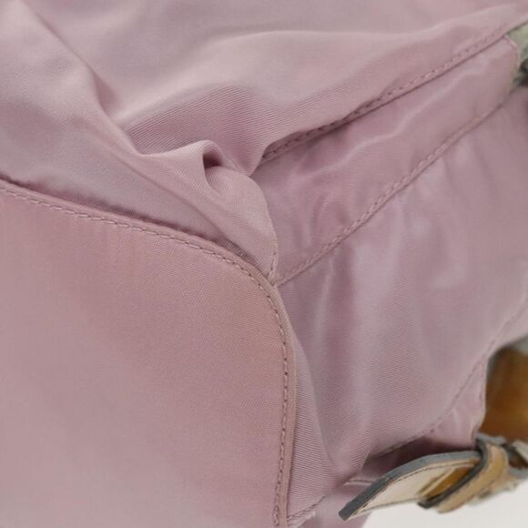 Prada Pink Synthetic Backpack Bag (Pre-Owned) - Picture 15 of 16